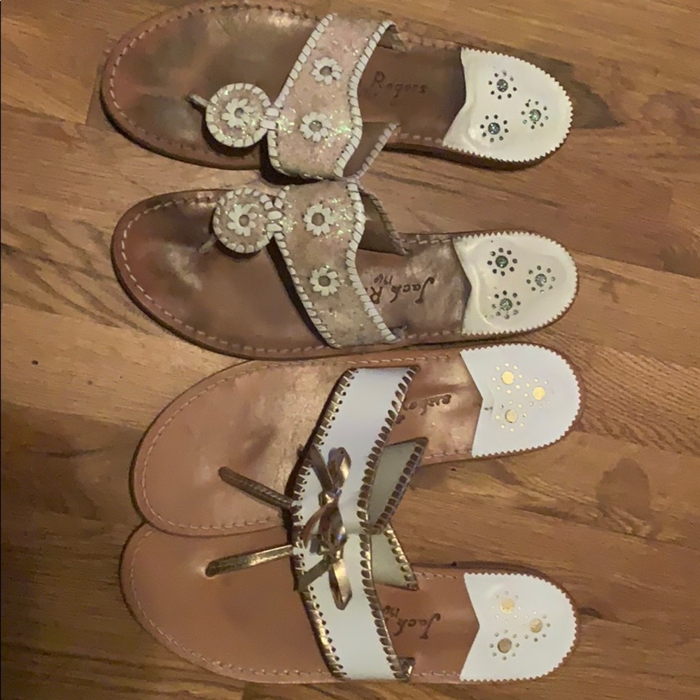 2 pairs of Jack Roger Sandals